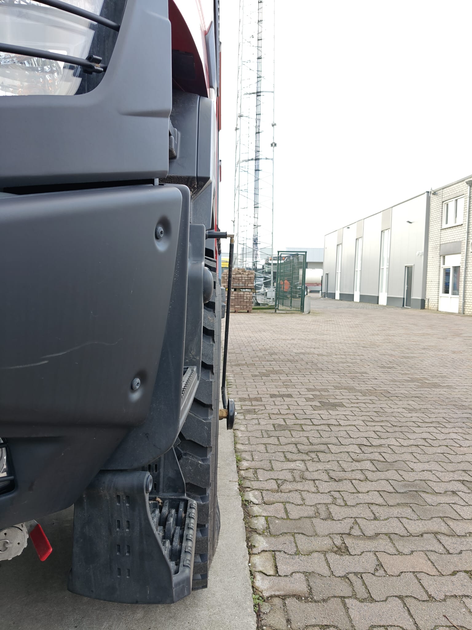 Brandweer wagen met vigia nm-464 voor aanzicht