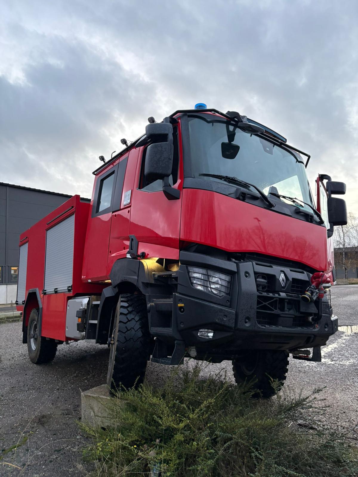 Brandweerwagen ingeveerd